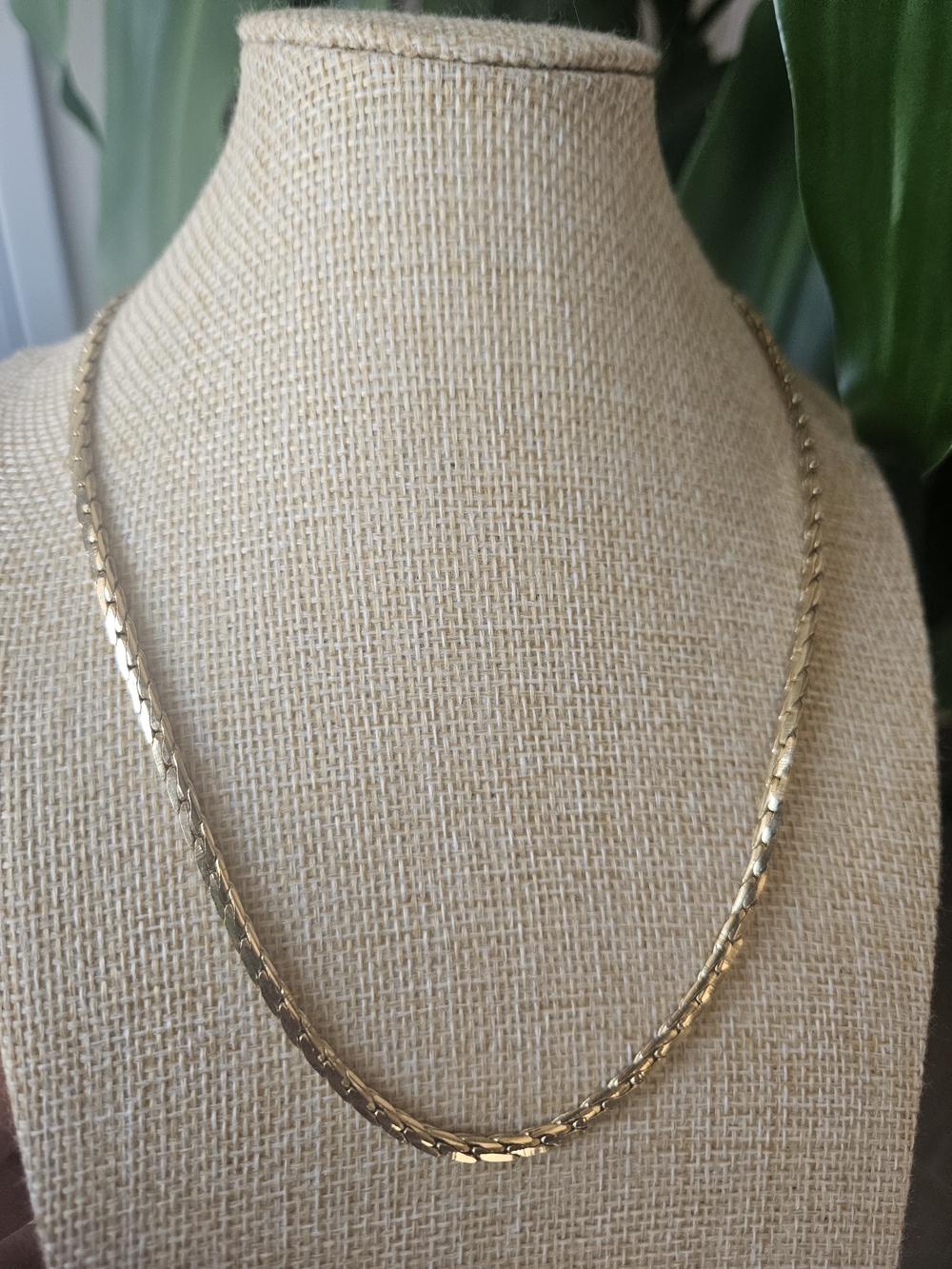 Gold Women's Wheat Chain Necklace - Unbranded